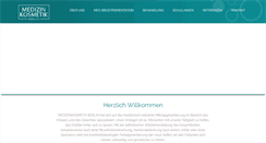 Desktop Screenshot of medizinkosmetik-berlin.de